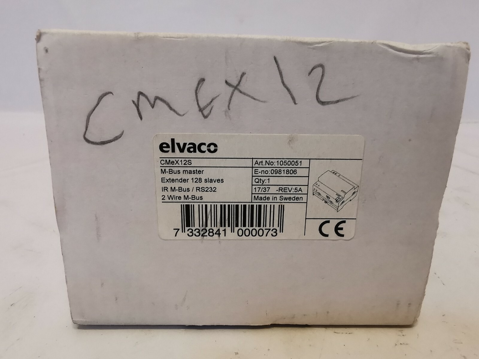 ELVACO CMEX12S ELVACO CMeX12S 128 M-Bus Extender 7