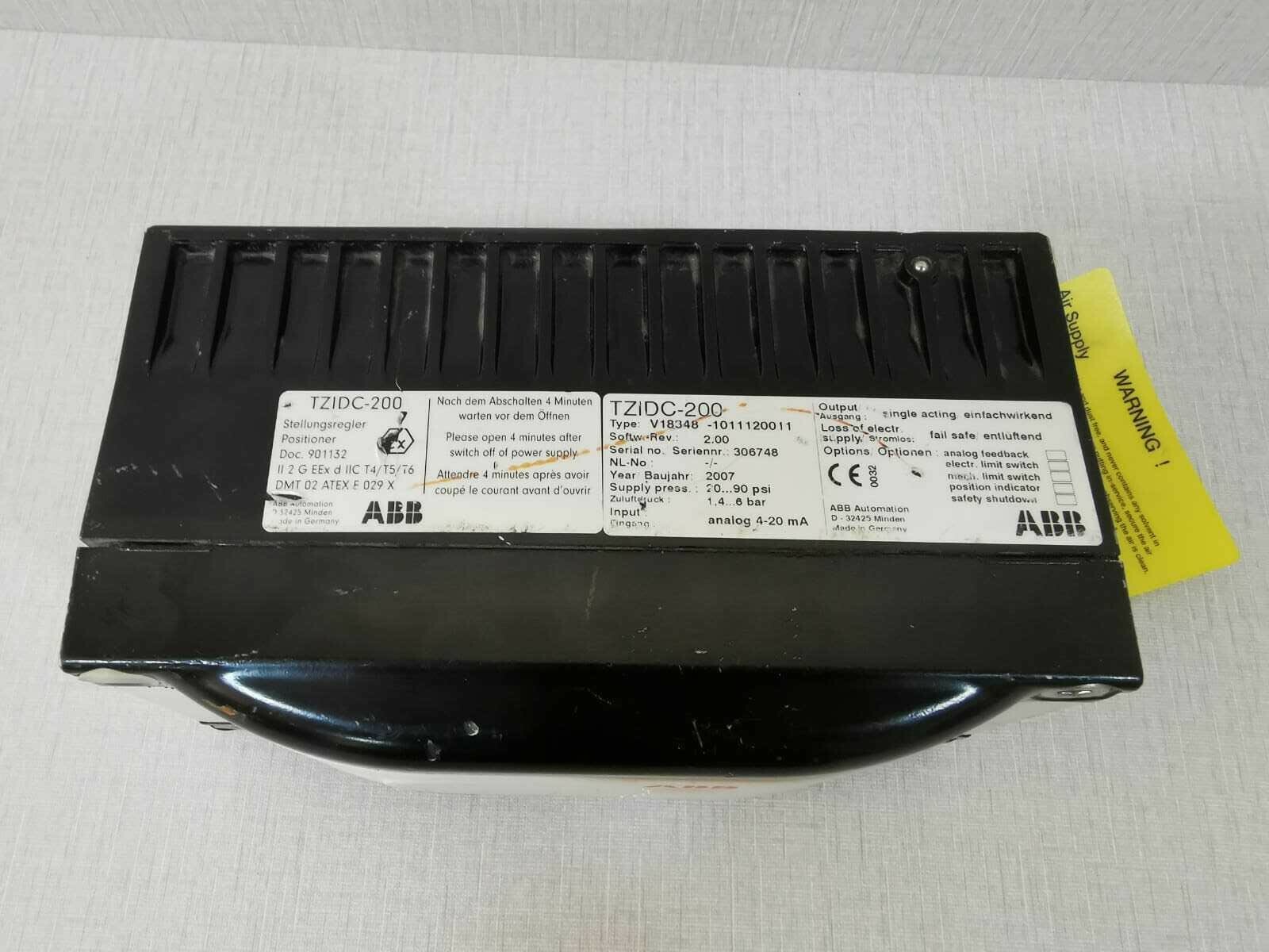 ABB 18348-1011120011 ABB TZIDC-200 Positioner V18348-1011120011 8