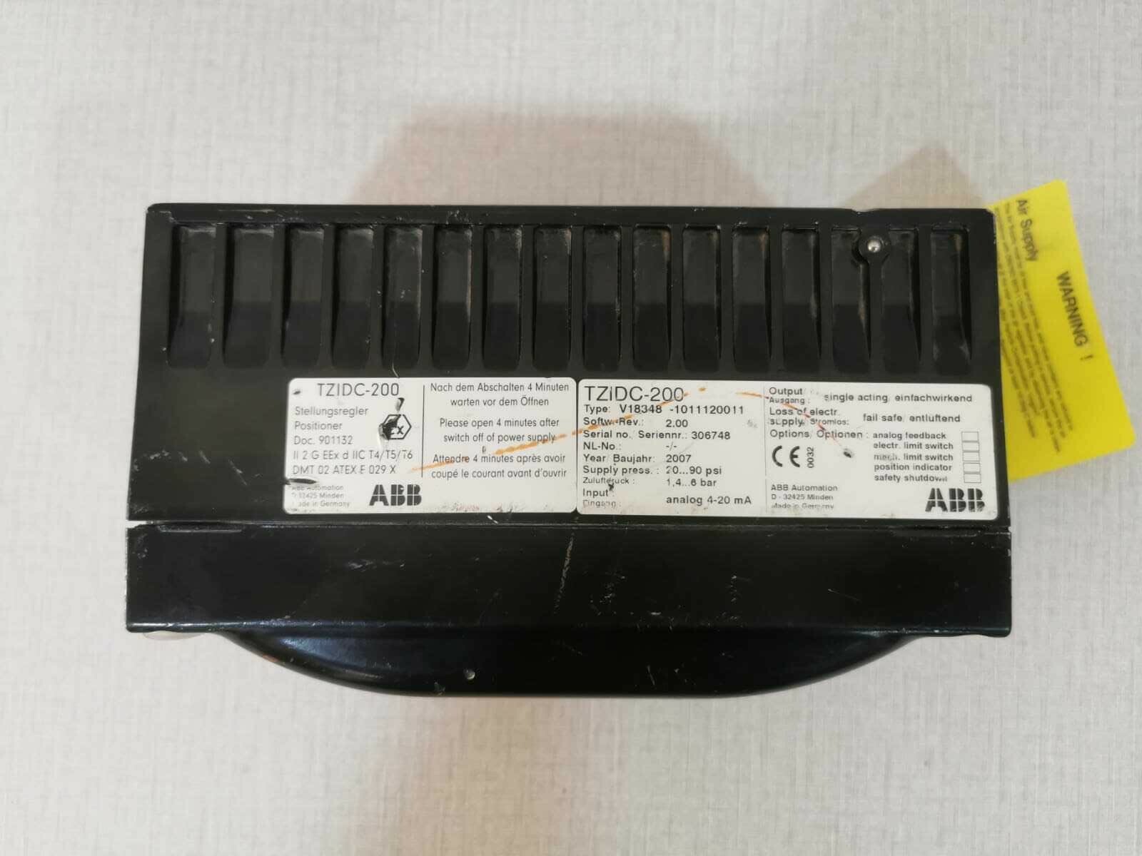ABB 18348-1011120011 ABB TZIDC-200 Positioner V18348-1011120011 9