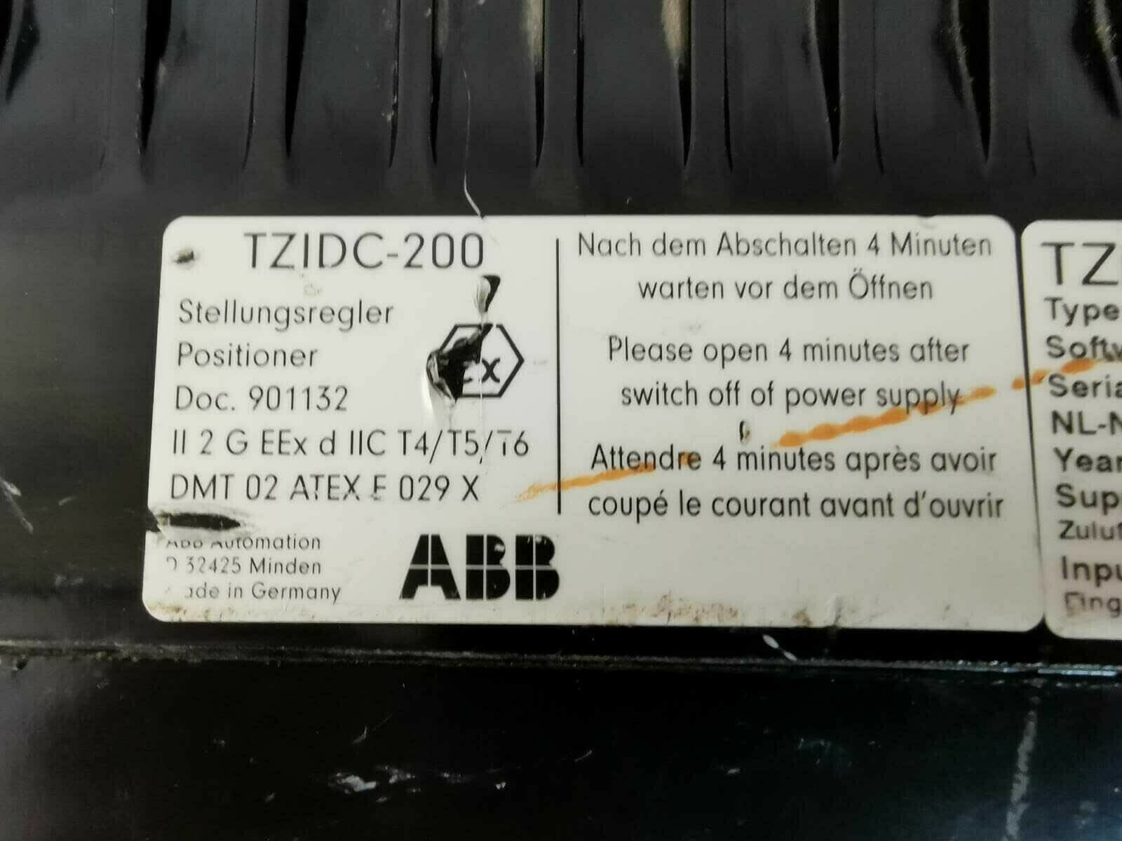 ABB 18348-1011120011 ABB TZIDC-200 Positioner V18348-1011120011 10
