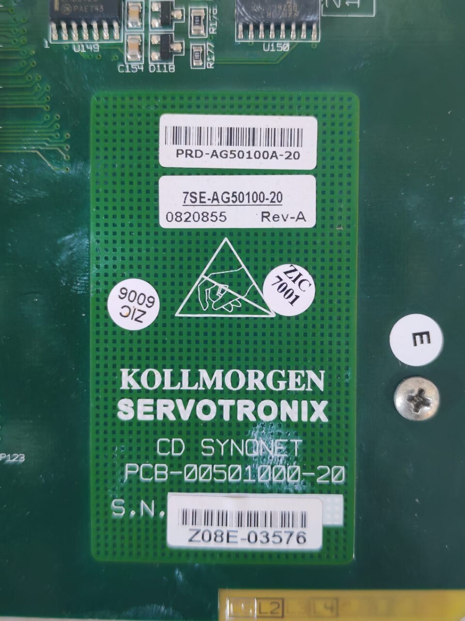 Kollmorgen PCB-00501000-20 WITH PCB-00030200-04 KOLLMORGEN SERVOTRONIX PCB-00501000-20 WITH PCB-00030200-04 PCB BOARD 4