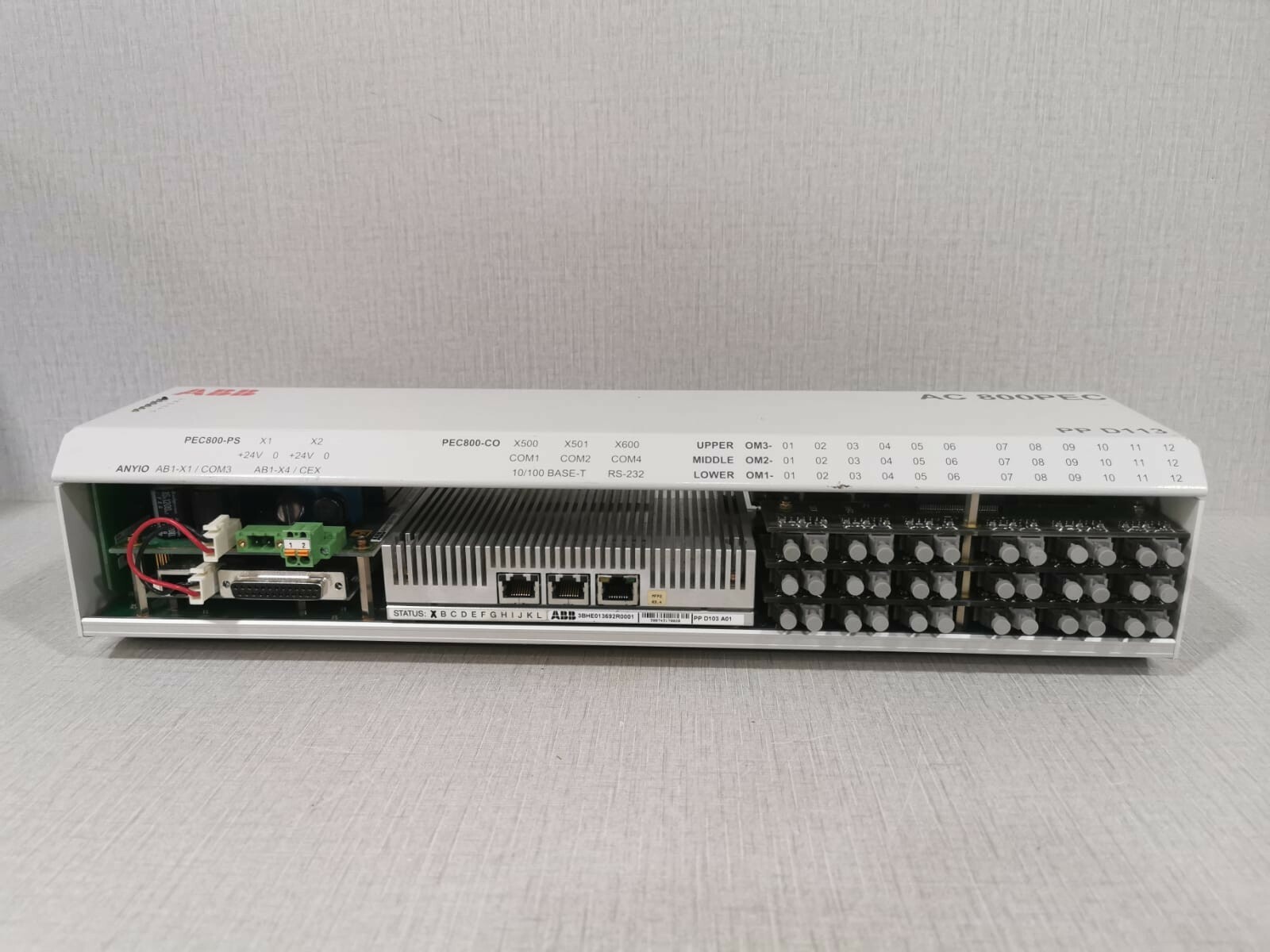 ABB 3BHE013692R0001 ABB AC 800PEC / PP D113 Process control module 3BHE013692R0001 4