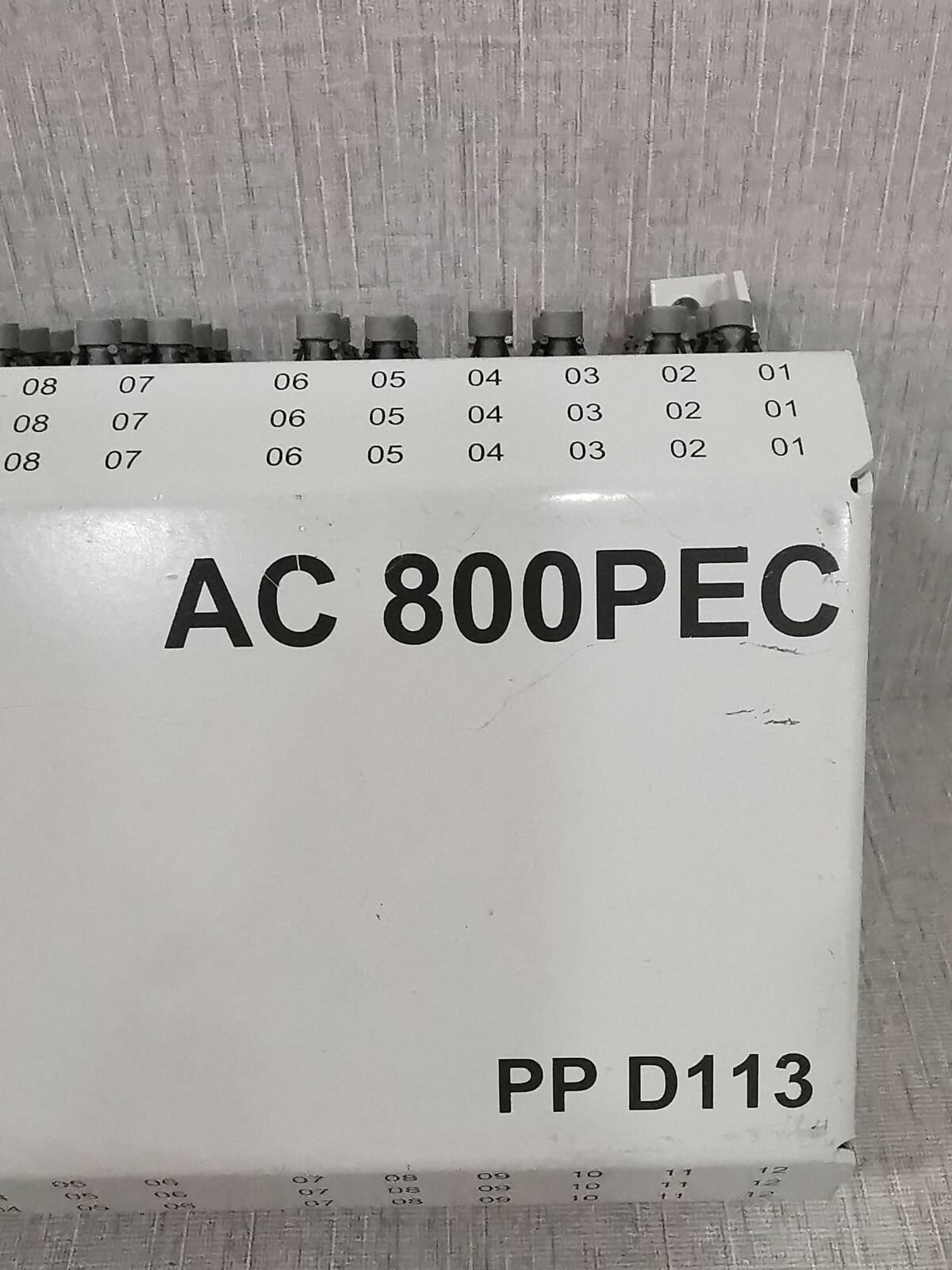 ABB 3BHE013692R0001 ABB AC 800PEC / PP D113 Process control module 3BHE013692R0001 5