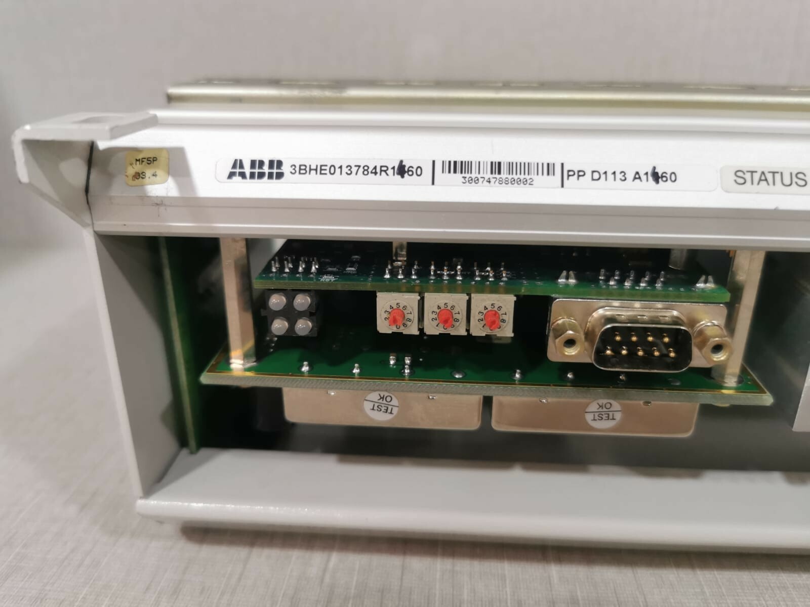 ABB 3BHE013692R0001 ABB AC 800PEC / PP D113 Process control module 3BHE013692R0001 7