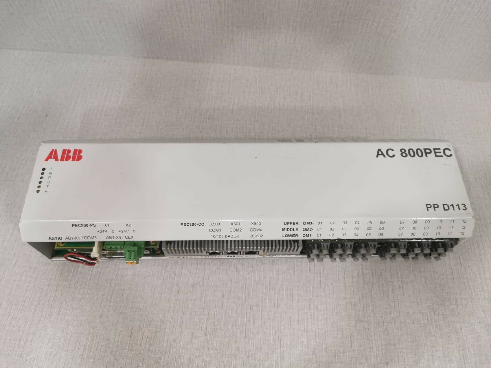 ABB 3BHE013692R0001 ABB AC 800PEC / PP D113 Process control module 3BHE013692R0001 10