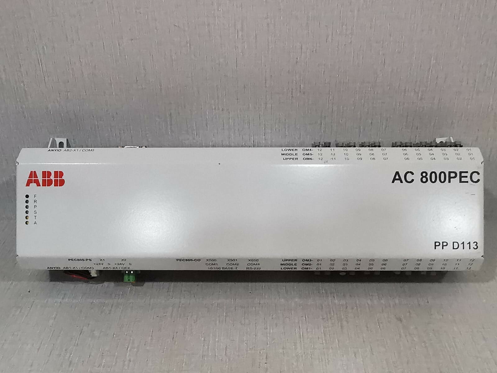 ABB AC 800PEC / PP D113 Process control module 3BHE013692R0001