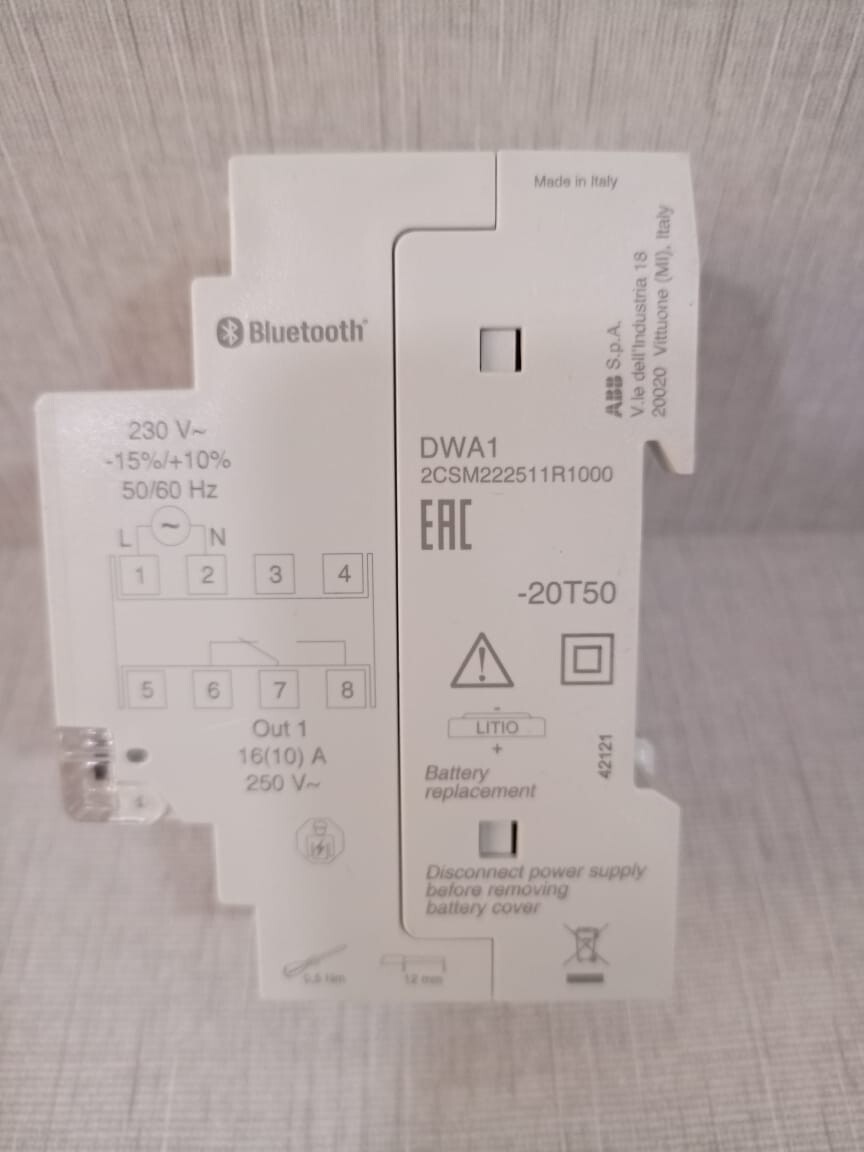 ABB 2CSM222511R1000 ABB DWA 1 Digital Time Switch 2CSM222511R1000 4