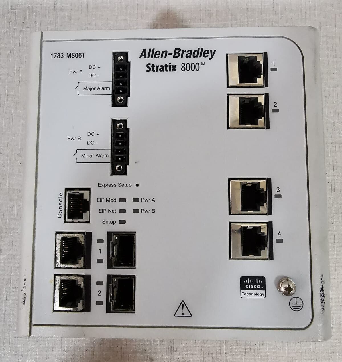 Allen Bradley STRATIX 8000 Ethernet Managed Switch 1783-MS06T / PN-16205