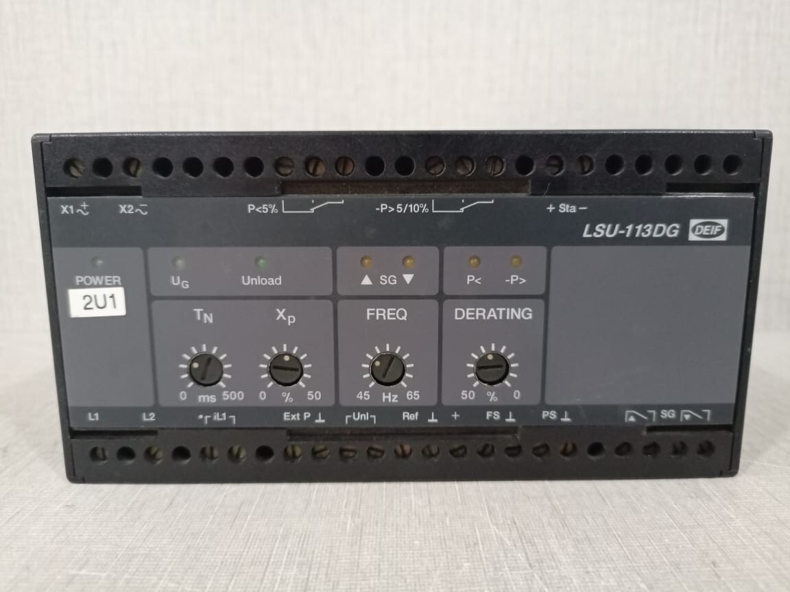 DEIF LSU-113DG LOAD SHARING UNIT 700207.30 400VAC 5A 2771W