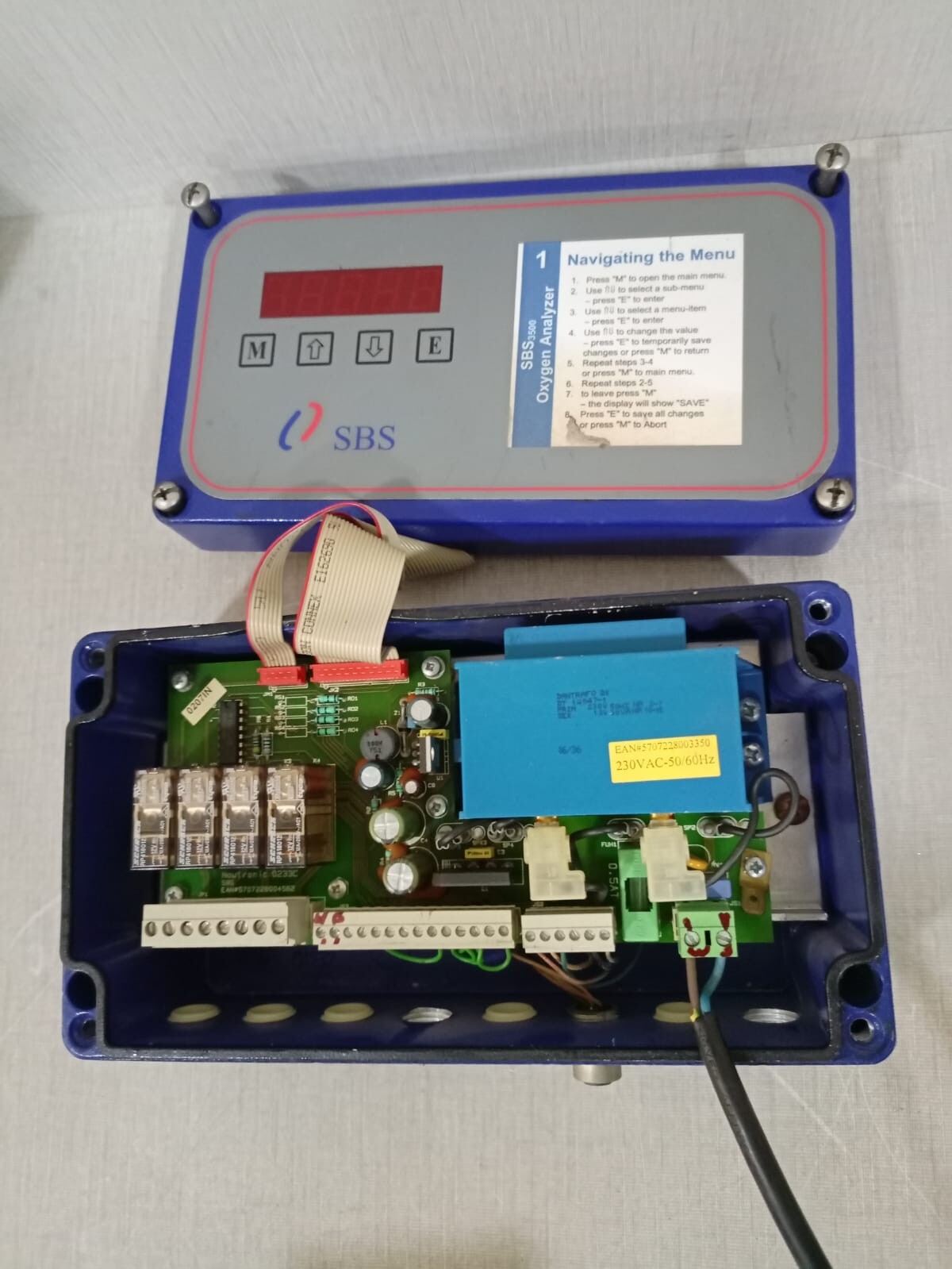 SBS 3500-IG-ETECH SBS 3500-IG-ETECH Oxygen Analyzer 7