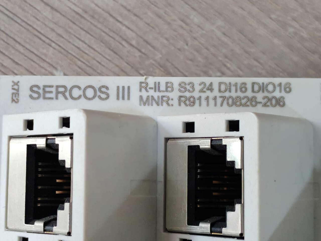 Rexroth R-ILB S3 24 DI16 DIO16 Rexroth SERCOS III R-ILB S3 24 DI16 DIO16 R911170826-206- WITHOUT BACK COVER 2