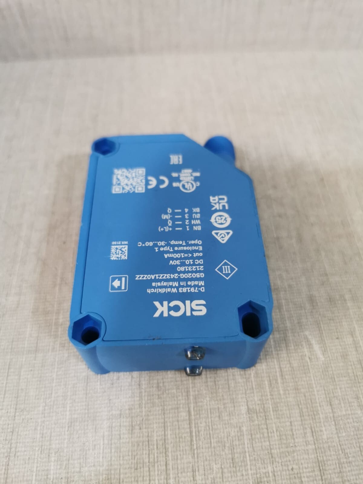 SICK GS020G-243ZZ1A0ZZZ SICK D-79183 Waldkirch Photoelectric Sensor GS020G-243ZZ1A0ZZZ 5