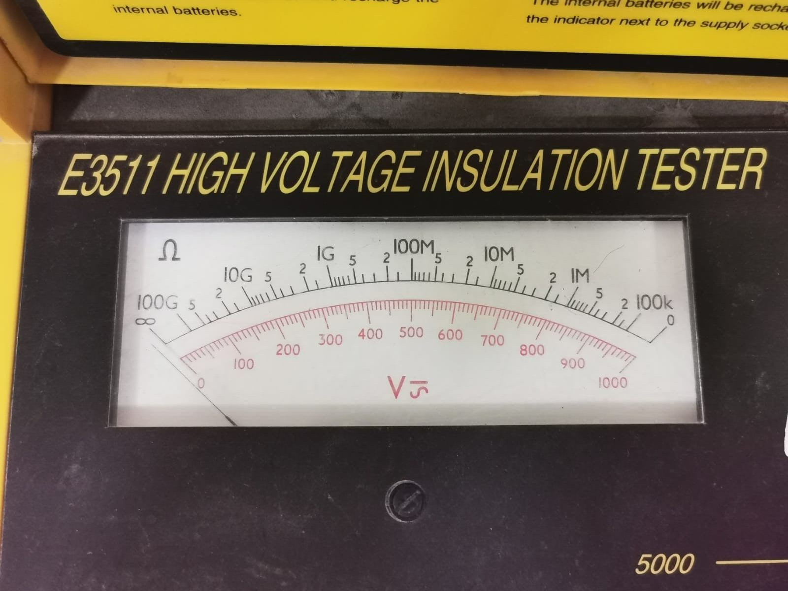 METROHM E3511 METROHM E3511 HIGH VOLTAGE INSULATION TESTER 3