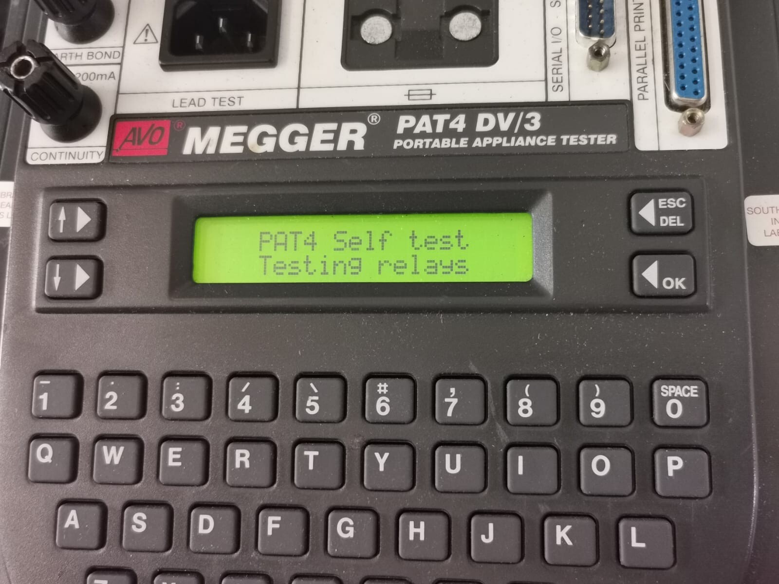 Megger PAT4 DV/3 AVO Megger PAT4 DV/3 Portable Appliance Tester 3
