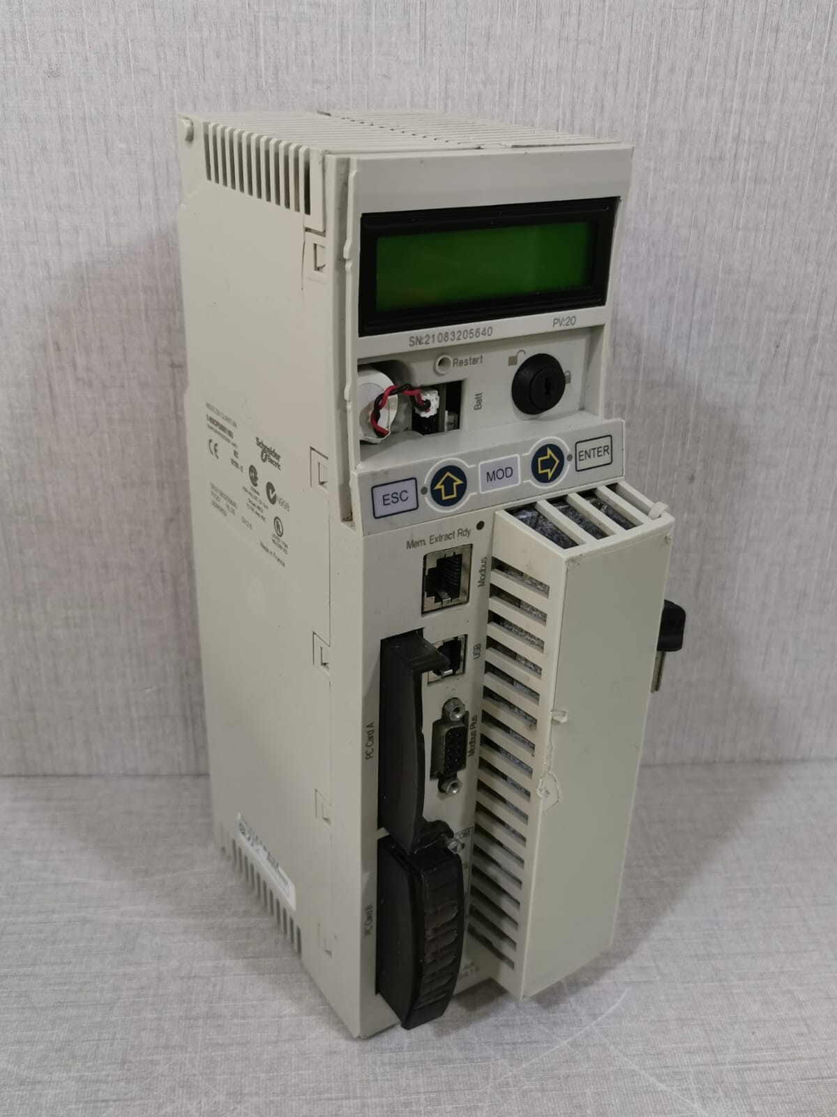 Schneider Electric 140CPU65160 Schneider Electric 140CPU65160 Modicon Quantum - Missing Front Label Cover 4