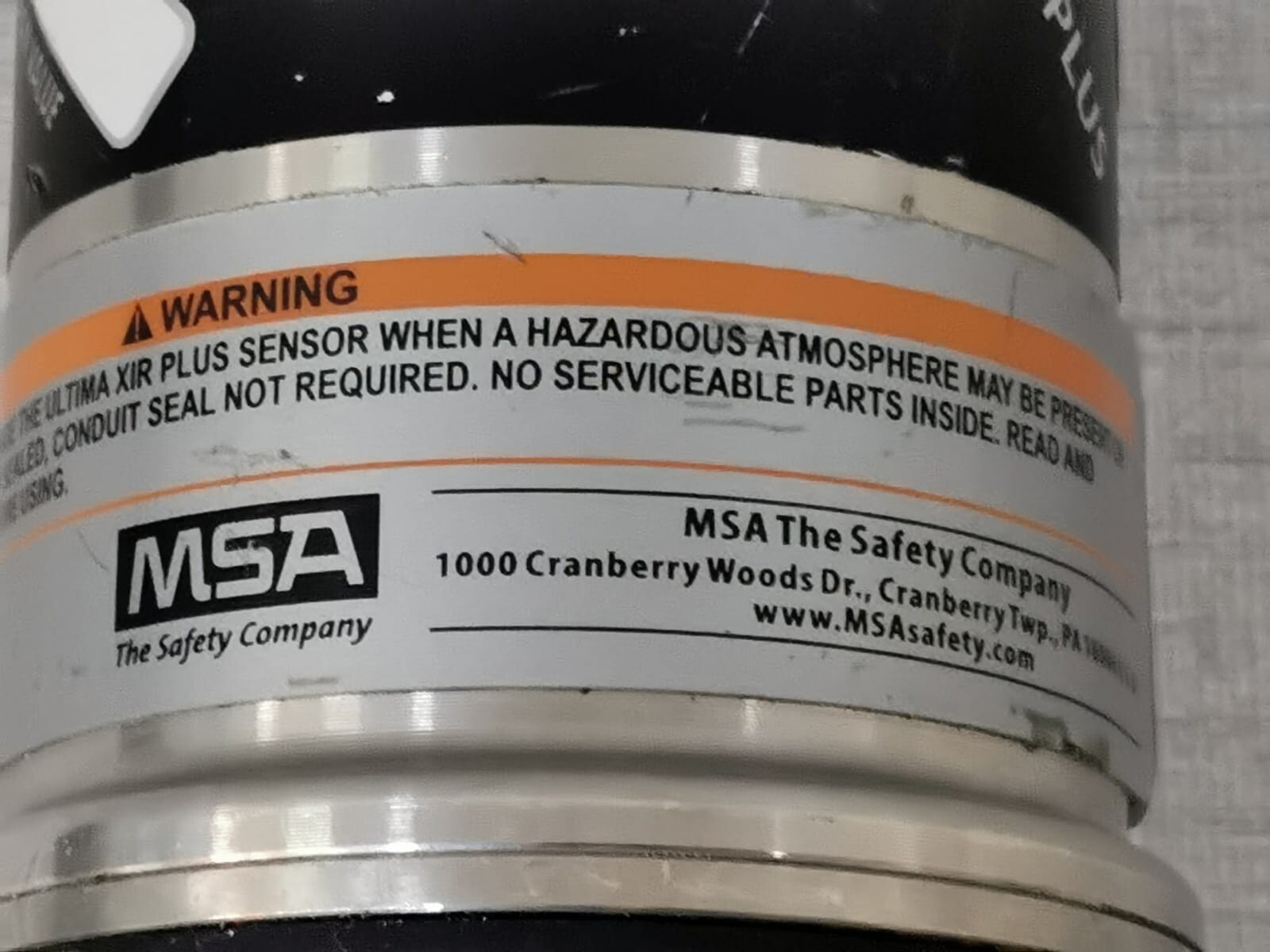 MSA PEFA-5K SENS-AC-0-A-2-0 MSA Ultima XIR Plus PEFA-5K SENS-AC-0-A-2-0 Gas Monitors 3