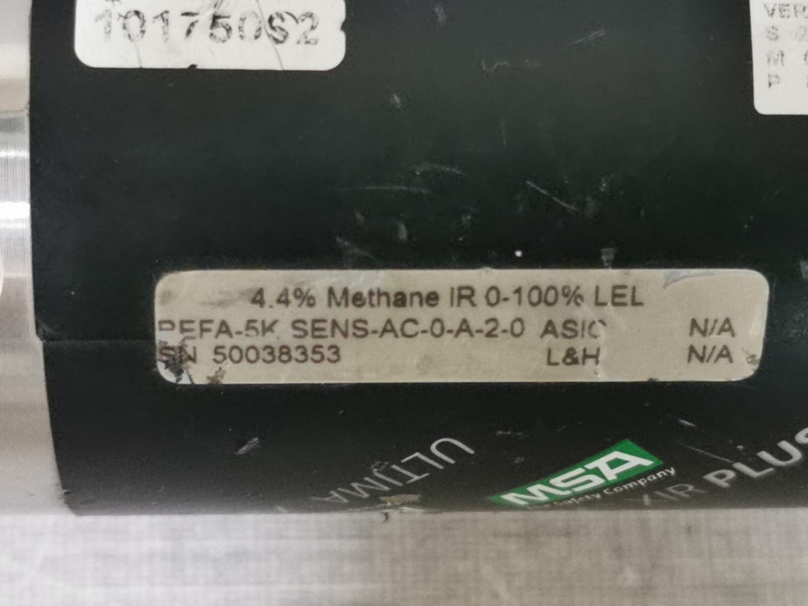 MSA PEFA-5K SENS-AC-0-A-2-0 MSA Ultima XIR Plus PEFA-5K SENS-AC-0-A-2-0 Gas Monitors 4