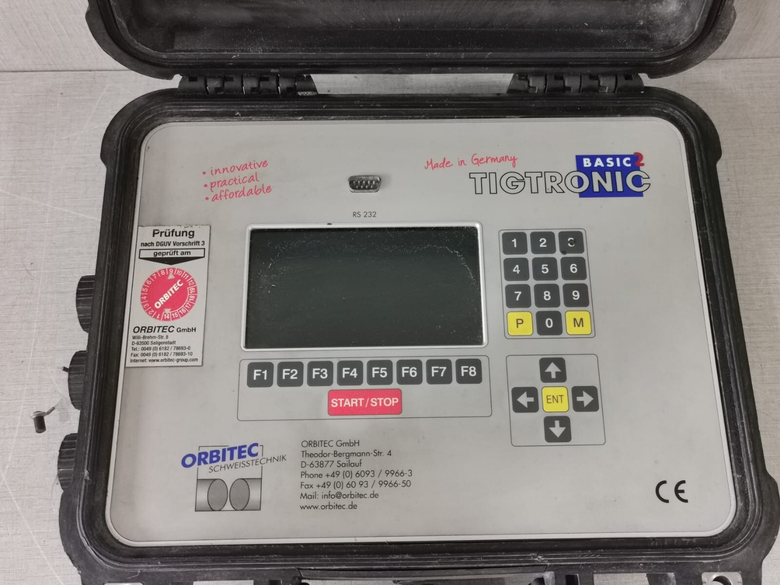 ORBITEC TIGTRONIC BASIC 2 ORBITEC TIGTRONIC BASIC 2 CONTROLLER 6