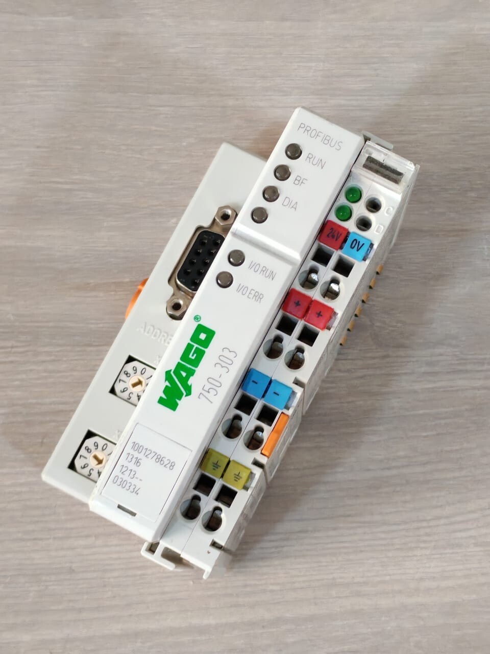 WAGO 750-303 WAGO 750-303 PROFIBUS DP/FMS 12MBD 24VDC MODULE 4