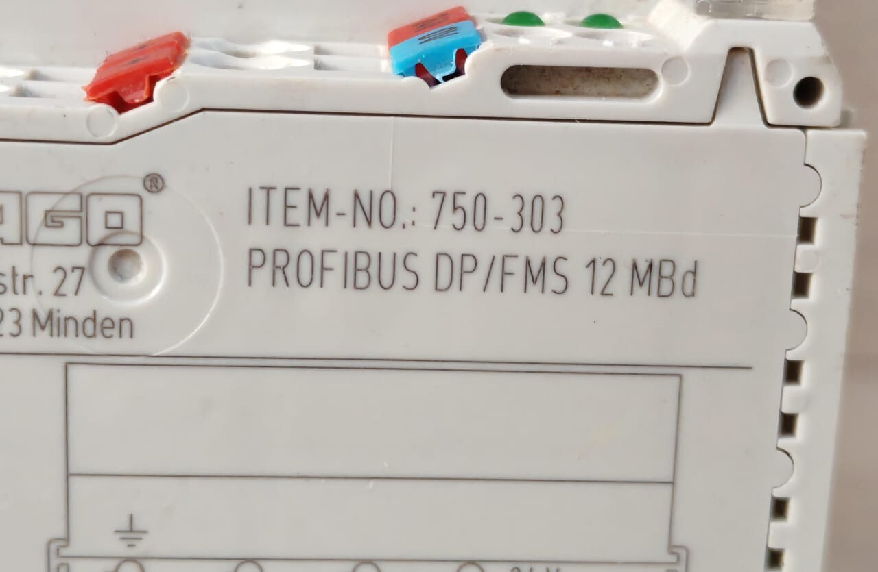 WAGO 750-303 WAGO 750-303 PROFIBUS DP/FMS 12MBD 24VDC MODULE 5
