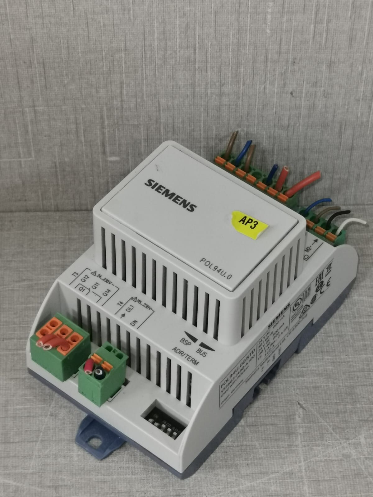 Siemens POL94U.00/STD SIEMENS POL94U.00/STD V9.12 CLIMATIX I/O EXTENSION MODULE 9