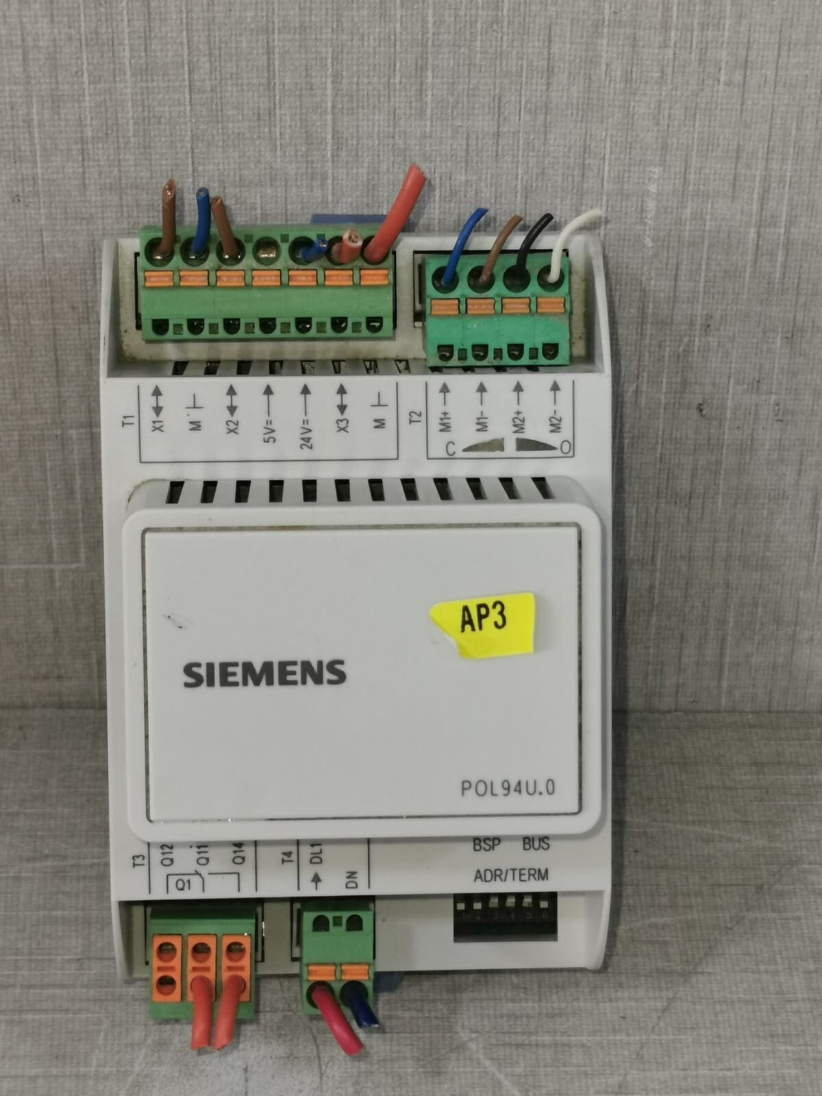 SIEMENS POL94U.00/STD V9.12 CLIMATIX I/O EXTENSION MODULE