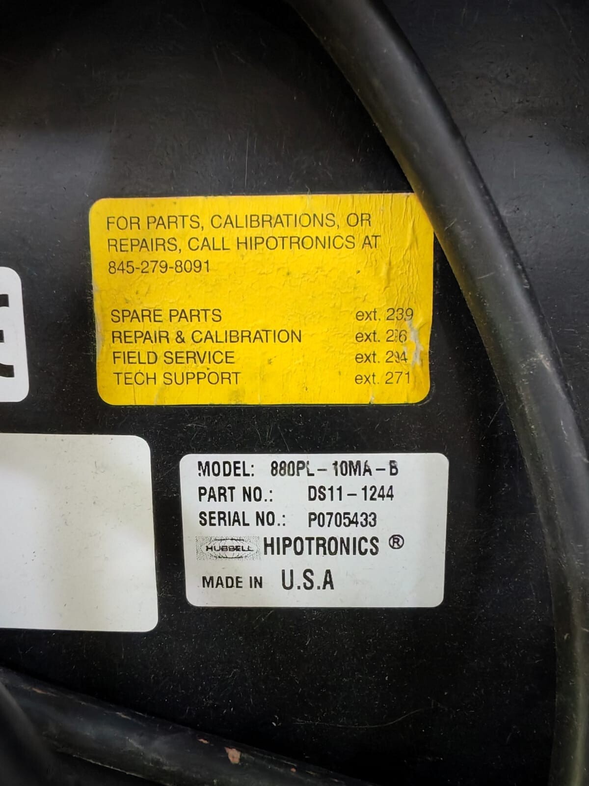 EXTRON EXS4-00-0001PR EXM4-02-0001PR Hipotronics 800PL / 880PL-10MA-B DS11-1244 Dc Insulation Tester 3