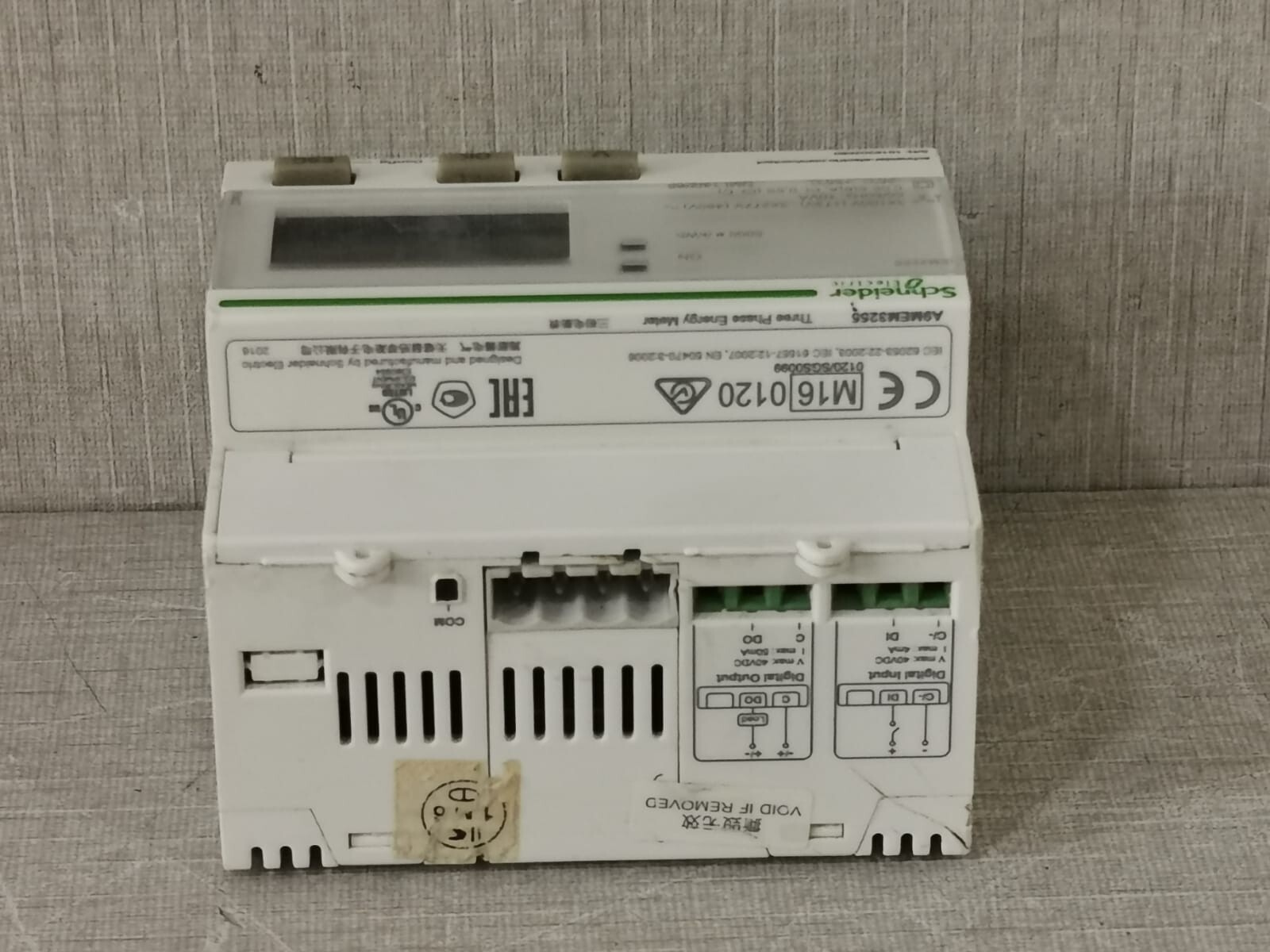 Schneider Electric A9MEM3255 SCHNEIDER ELECTRIC IEM3255/A9MEM3255 THREE PHASE ENERGY METER- WITHOUT COVER 7