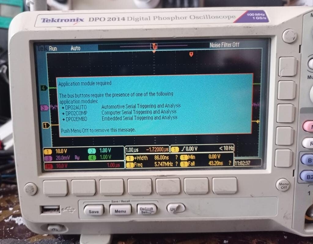 Tektronix DPO 2014 TEKTRONIX DPO 2014 DIGITAL PHOSPHOR OSCILLOSCOPE 1OOMHZ 1GS/S -TRIED & TESTED 3