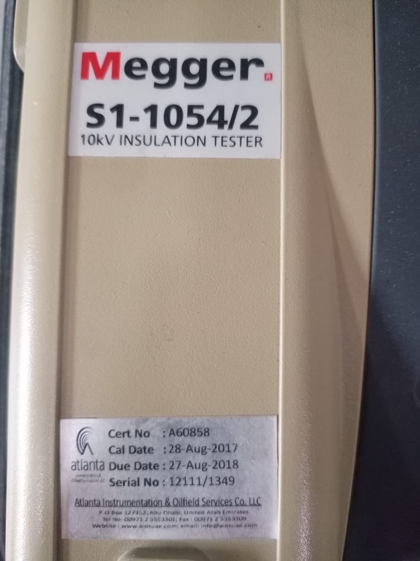 Megger S1-1054/2 Megger S1-1054/2 Insulation Resistance Tester -without accessories 8