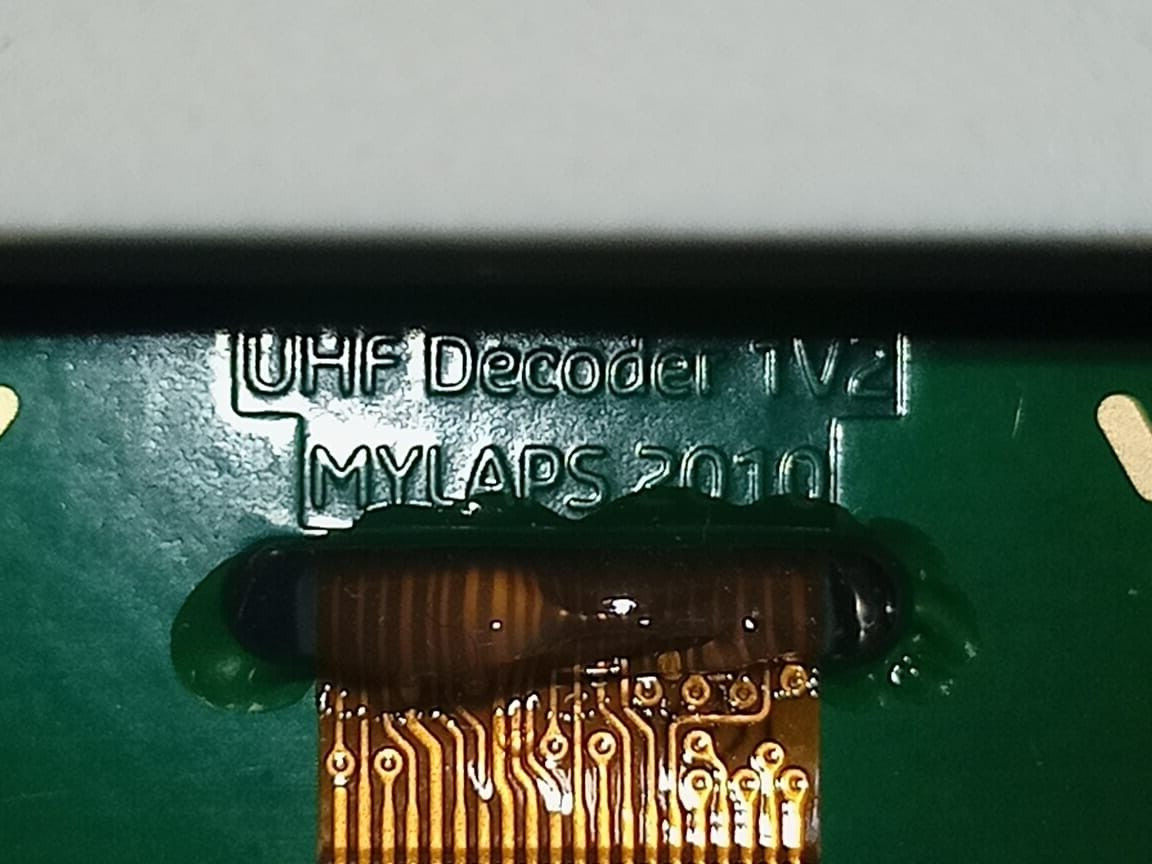 mylaps UHF DECODER 1V2 MYLAPS 2010 mylaps UHF Decoder 1V2 MYLAPS 2010 -Removed from MYLAPS BibTag Portable Decoder 2