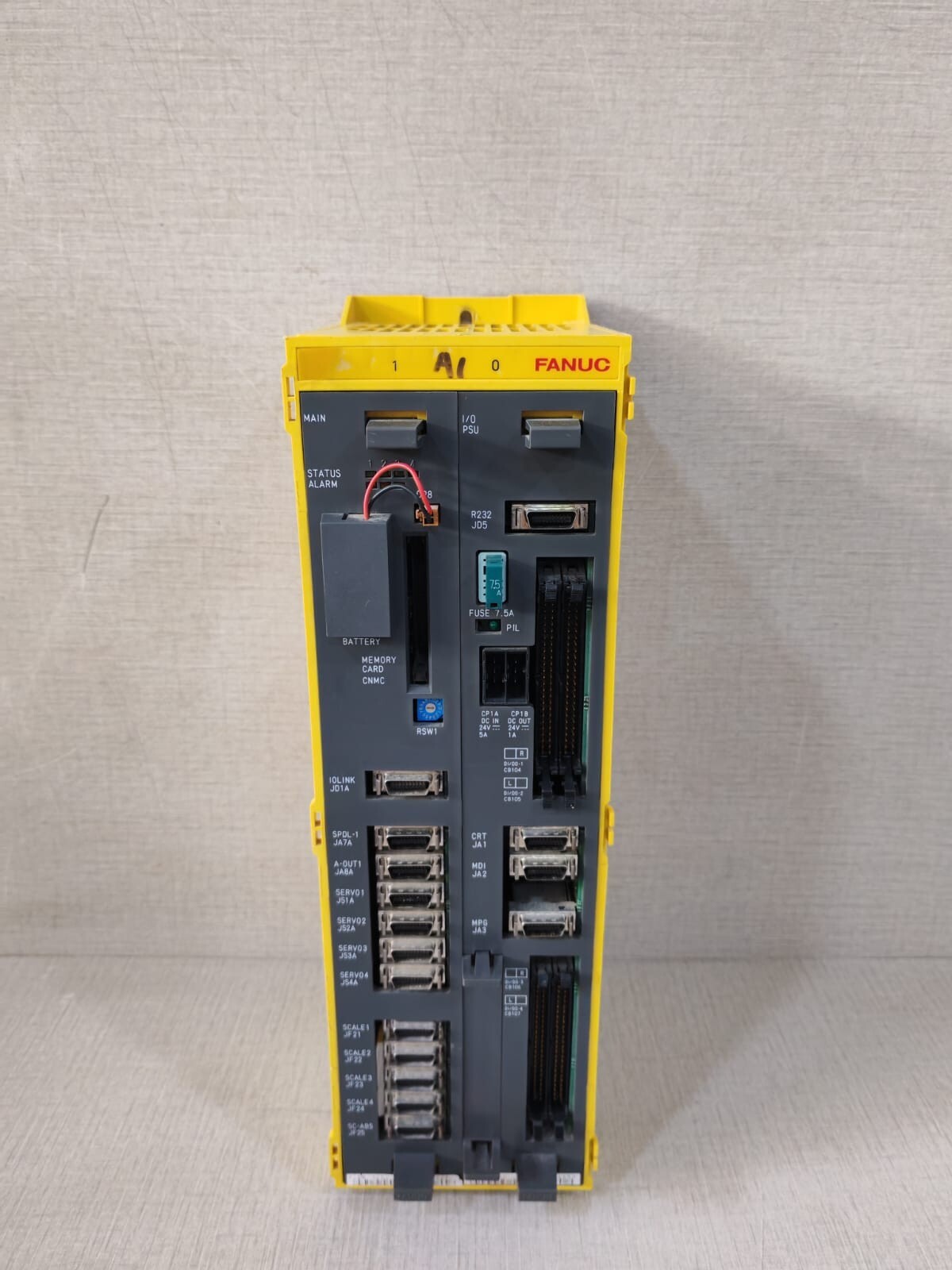 GE FANUC A02B-0210-B511 21-TB CONTROL SYSTEM WITH A16B-3200-0020/A16B-2203-0040