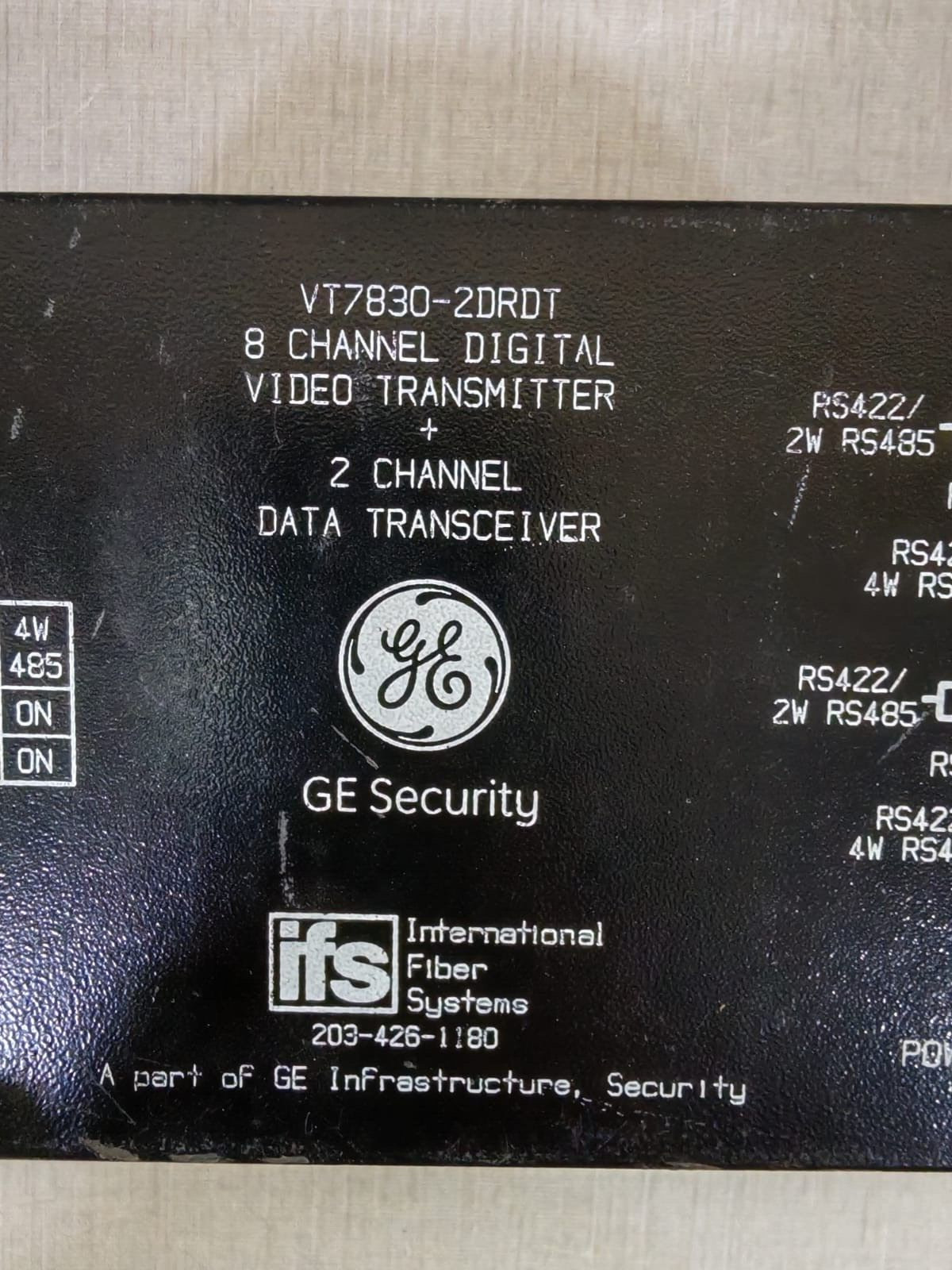 GE Security/IFS VT7830-2DRDT GE Security/IFS VT7830-2DRDT, 8 Channel Digital Video Transmitter + Transceiver 3
