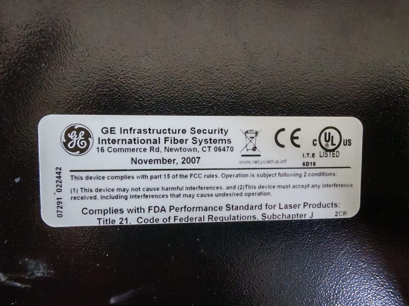 GE Security/IFS VT7830-2DRDT GE Security/IFS VT7830-2DRDT, 8 Channel Digital Video Transmitter + Transceiver 6
