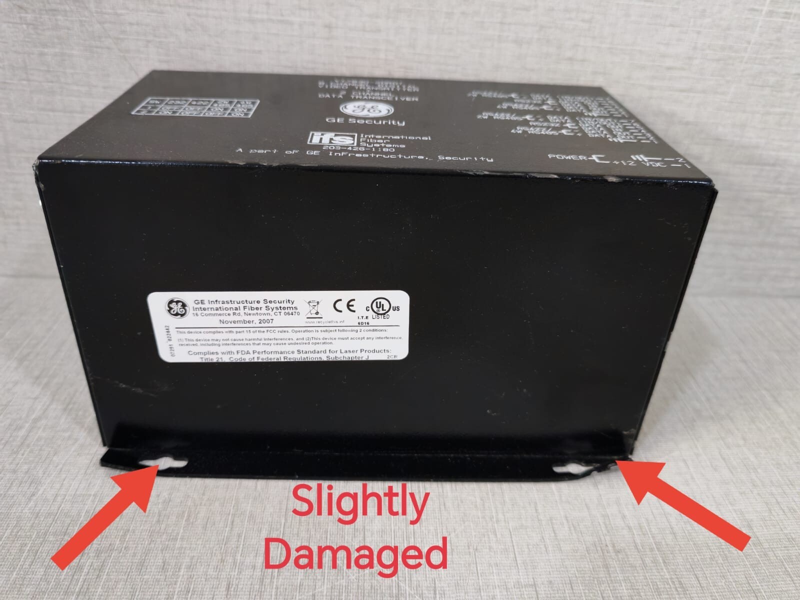 GE Security/IFS VT7830-2DRDT GE Security/IFS VT7830-2DRDT, 8 Channel Digital Video Transmitter + Transceiver 7