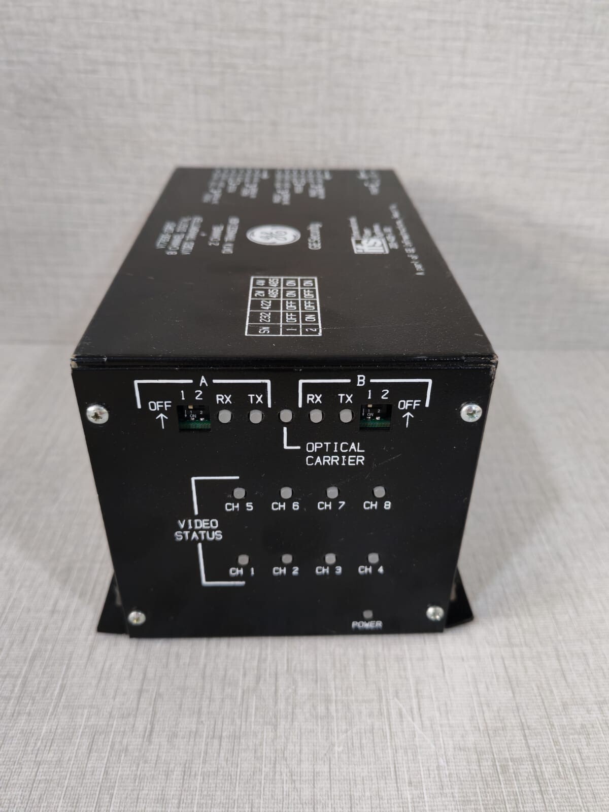 GE Security/IFS VT7830-2DRDT GE Security/IFS VT7830-2DRDT, 8 Channel Digital Video Transmitter + Transceiver 9