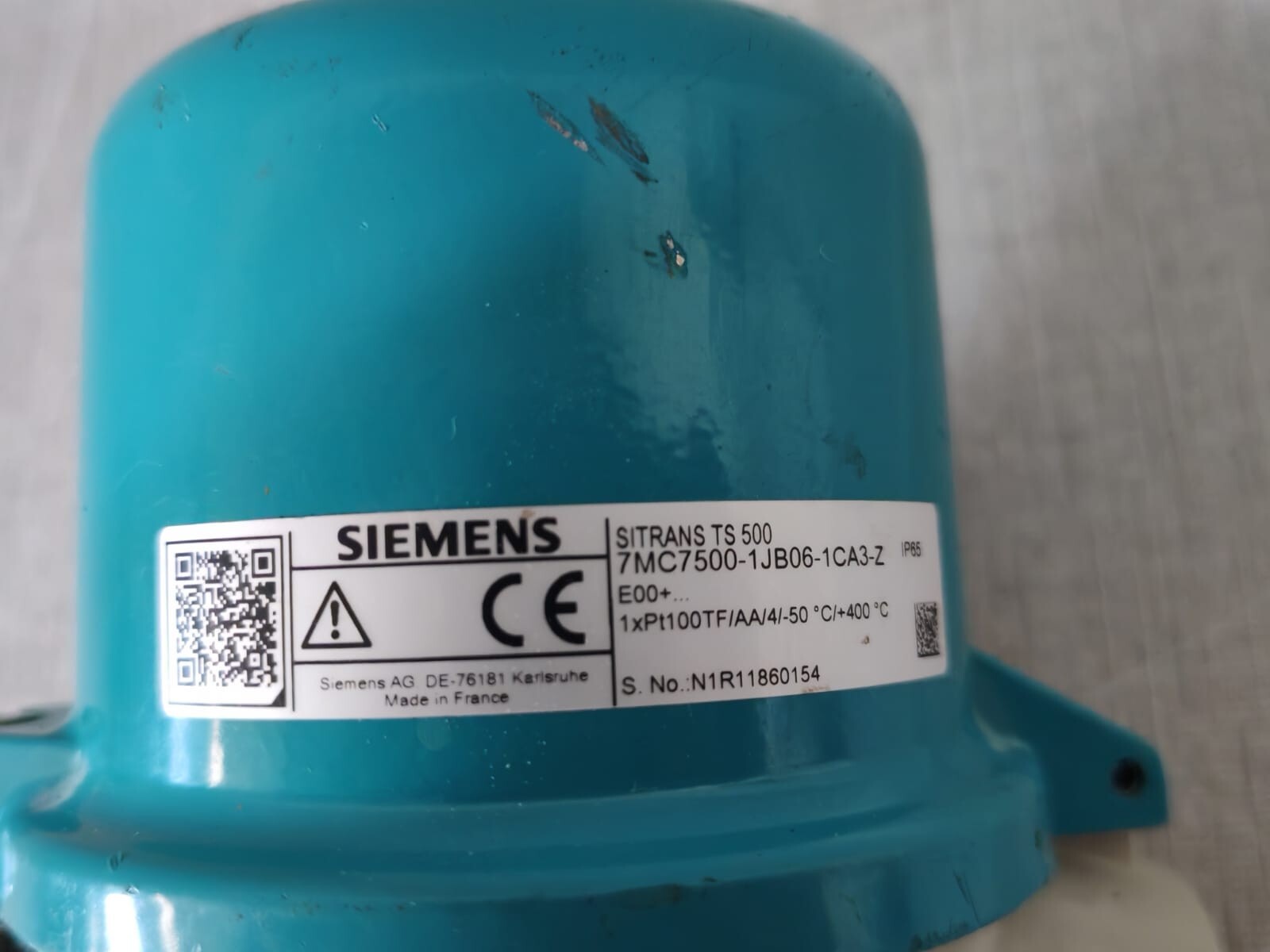 Siemens 7MC7500-1JB06-1CA3-Z SIEMENS SITRANS TS500 TEMPERATURE SENSOR 7MC7500-1JB06-1CA3-Z 2
