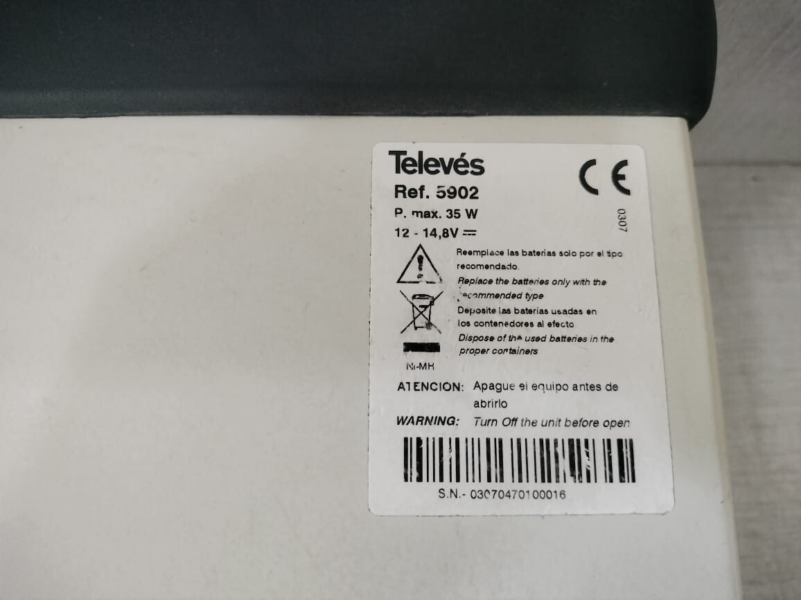TELEVES MULTIMETER FSM 400 REF.5902 TELEVES MULTIMETER FSM 400 REF.5902 FIELD METER 10