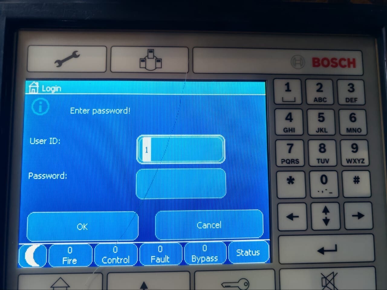 Bosch FMR-5000-C Fire Alarm Display Module