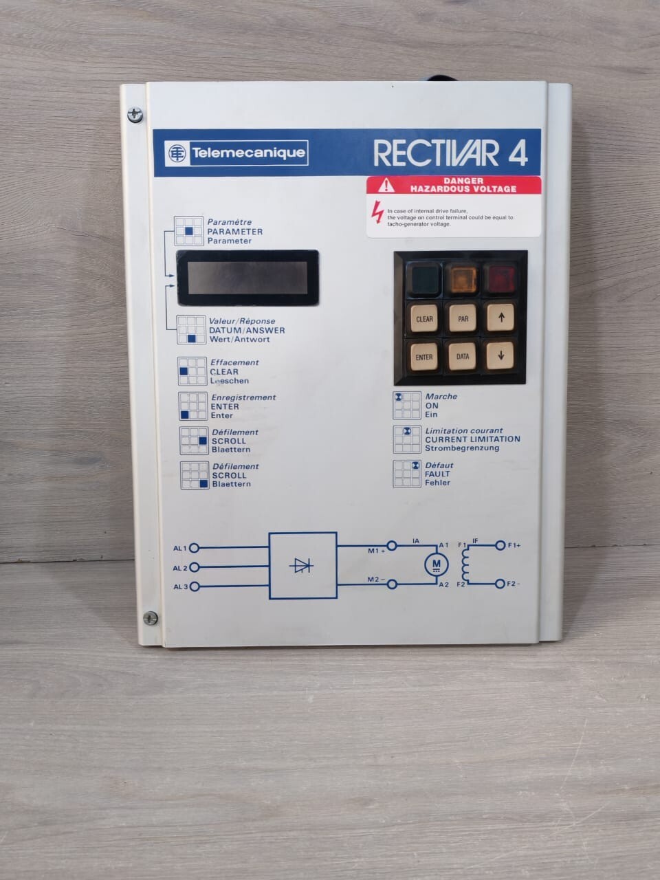 Telemecanique RECTIVAR 4 Control Nose for RTV84C18Q Panel - Panel Cover Only