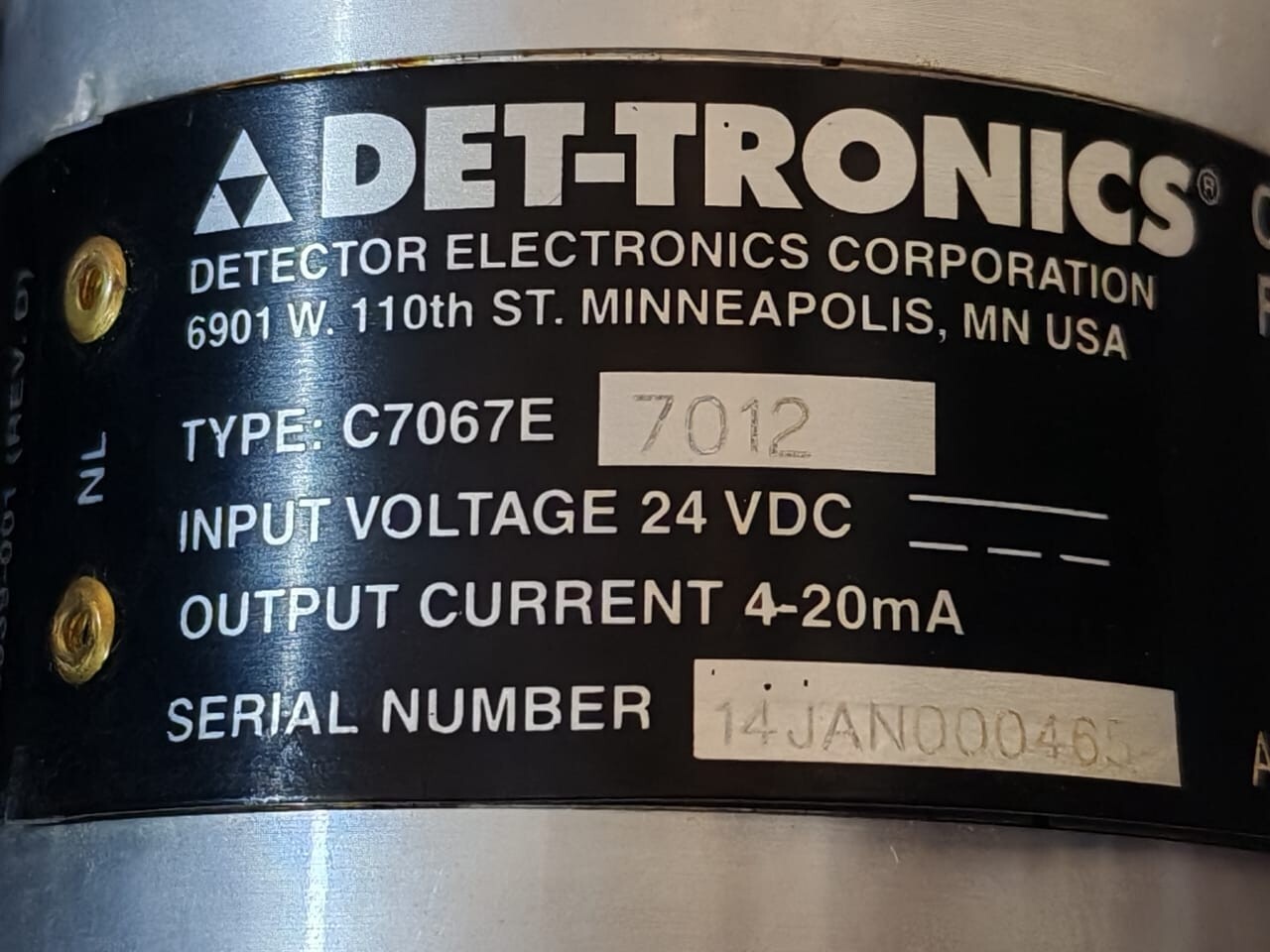 Det-tronics C70667E 7012 Det-tronics C70667E 7012 Chlorine (CL2) Sensor 2