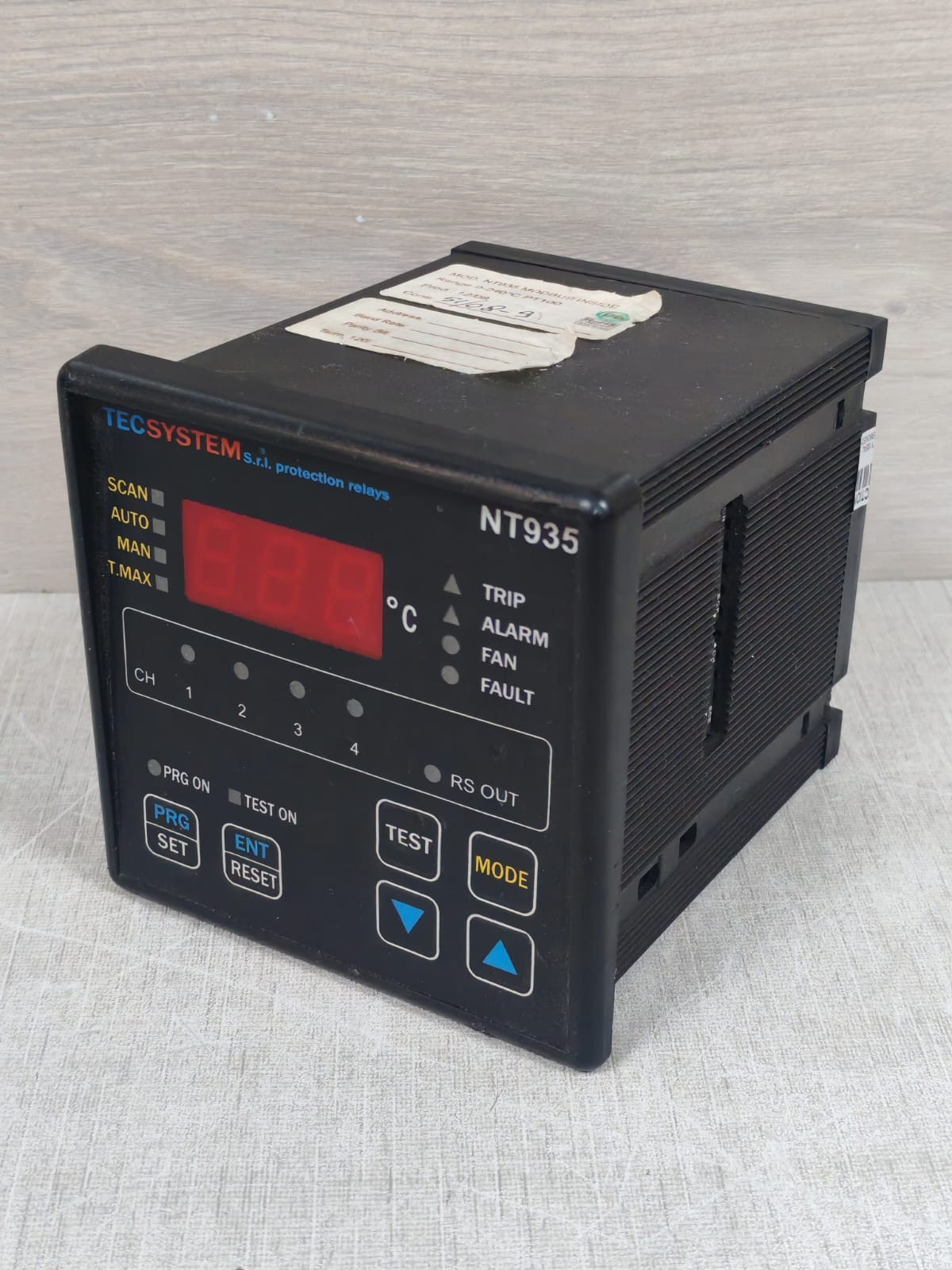 TECSYSTEM NT935 TECSYSTEM NT935 ELECTRIC TEMPERATURE RELAY PROTECTION 8