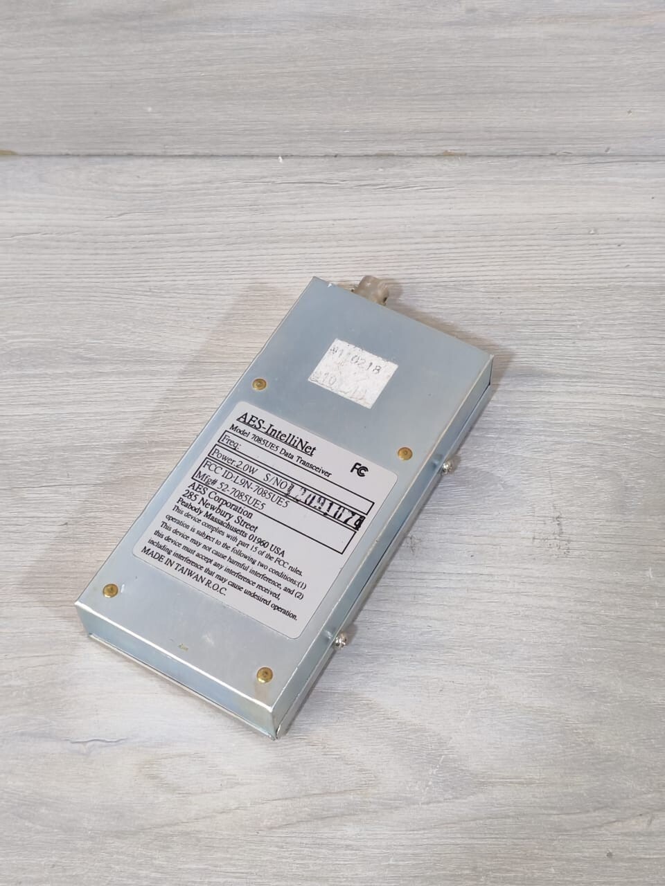 AES-INTELLINET 7085UE5 AES-INTELLINET 7085UE5 2.0W DATA TRANSCIEVER 3