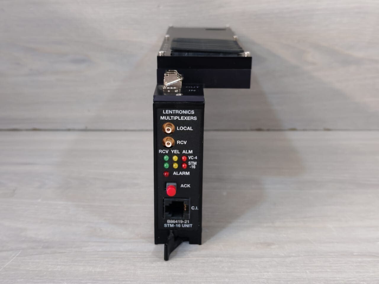 GE LENTRONICS MULTIPLEXERS 087-86419-21 GE LENTRONICS MULTIPLEXERS B86419-21 STM-16 UNIT /087-86419-21 2