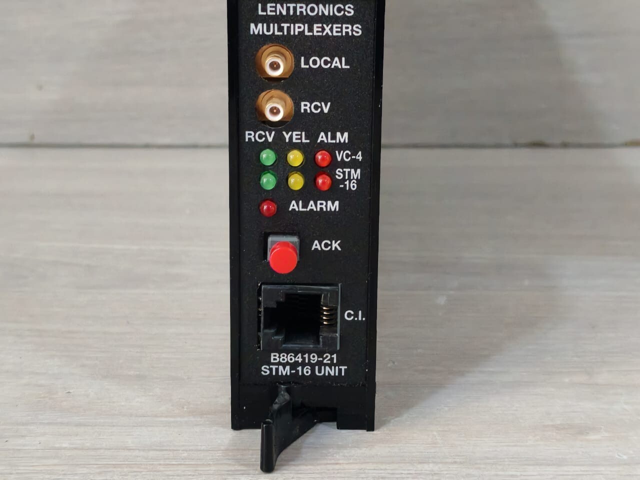 GE LENTRONICS MULTIPLEXERS 087-86419-21 GE LENTRONICS MULTIPLEXERS B86419-21 STM-16 UNIT /087-86419-21 3