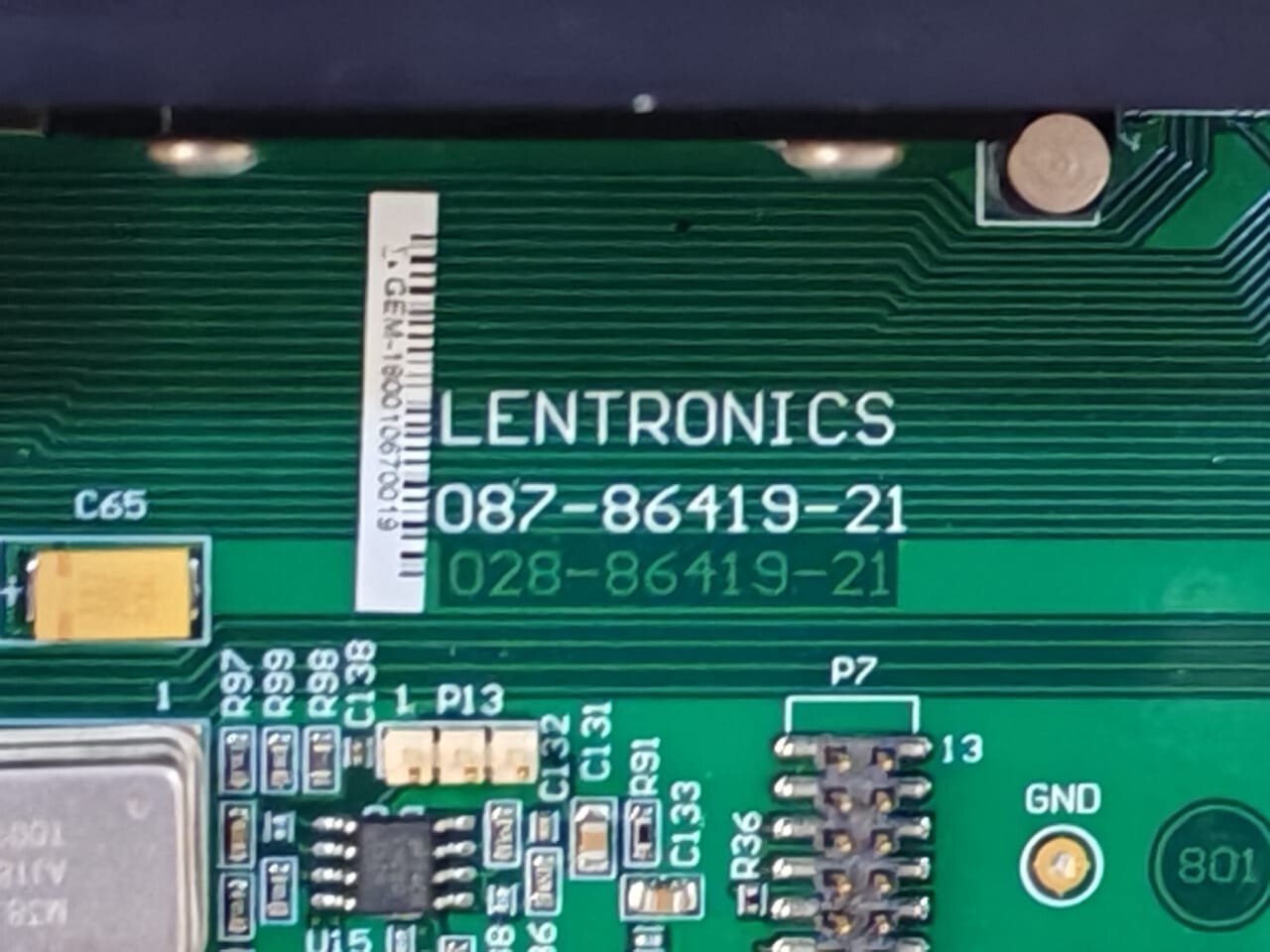 GE LENTRONICS MULTIPLEXERS 087-86419-21 GE LENTRONICS MULTIPLEXERS B86419-21 STM-16 UNIT /087-86419-21 6