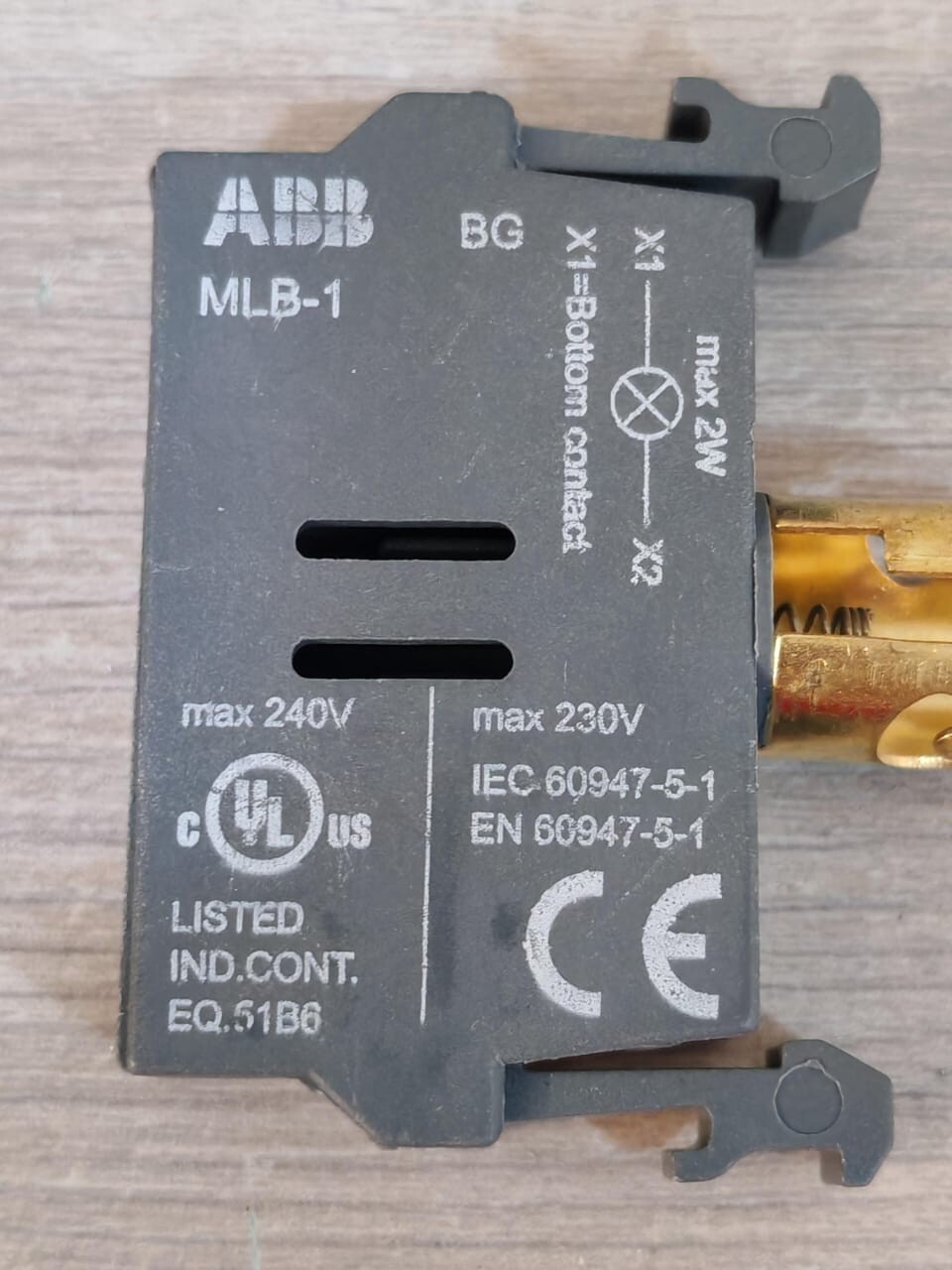 ABB MLB-1 ABB MLB-1 AUXILLIARY CONTACTS 7