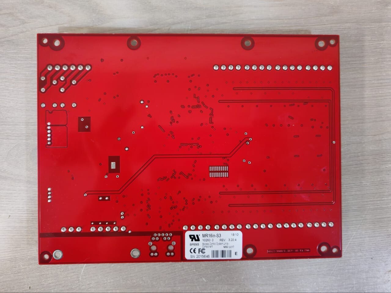 Mercury Security MR16in-S3 Mercury Security MR16in-S3 Controller Board Rev: 3.20.4 8