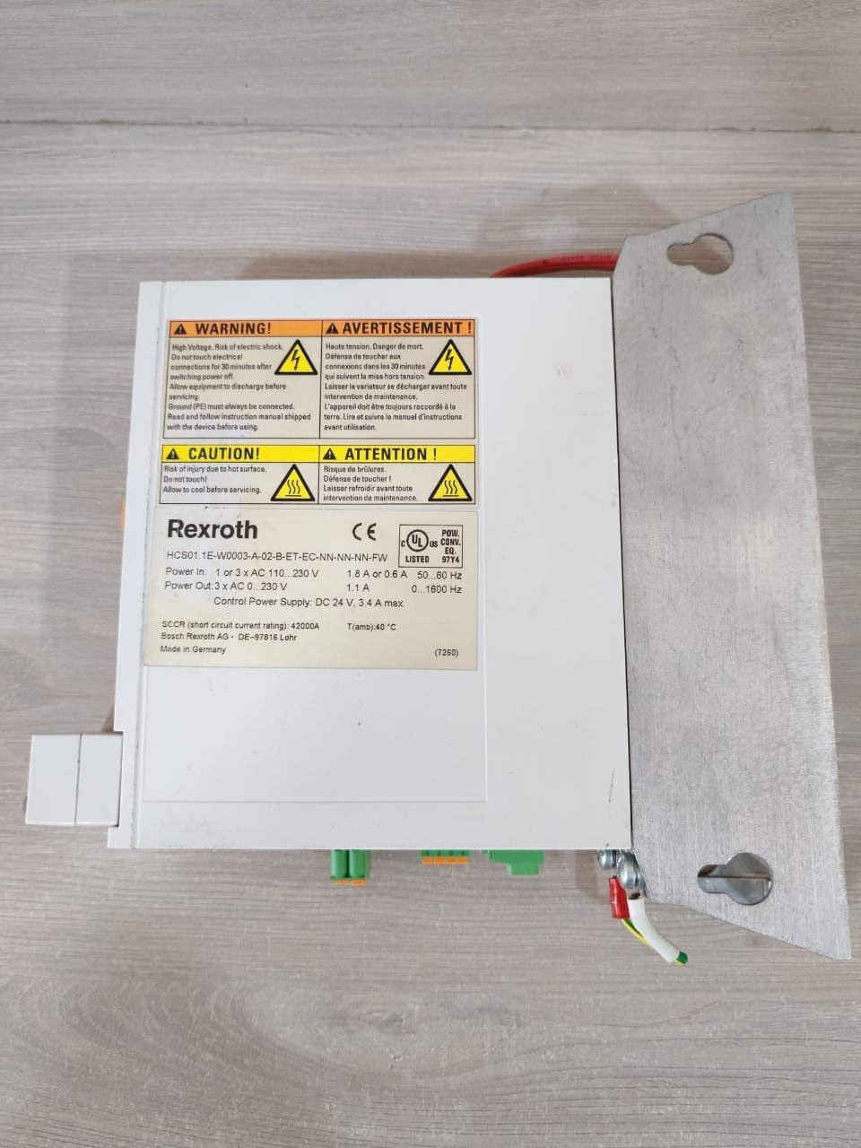 Rexroth HCS01.1E-W0003-A-02-B-ET-EC-EC-NN-NN-NN-FW REXROTH INDRADRIVE CS HCS01.1E-W0003-A-02-B-ET-EC-NN-NN-NN-FW / R911326039 3