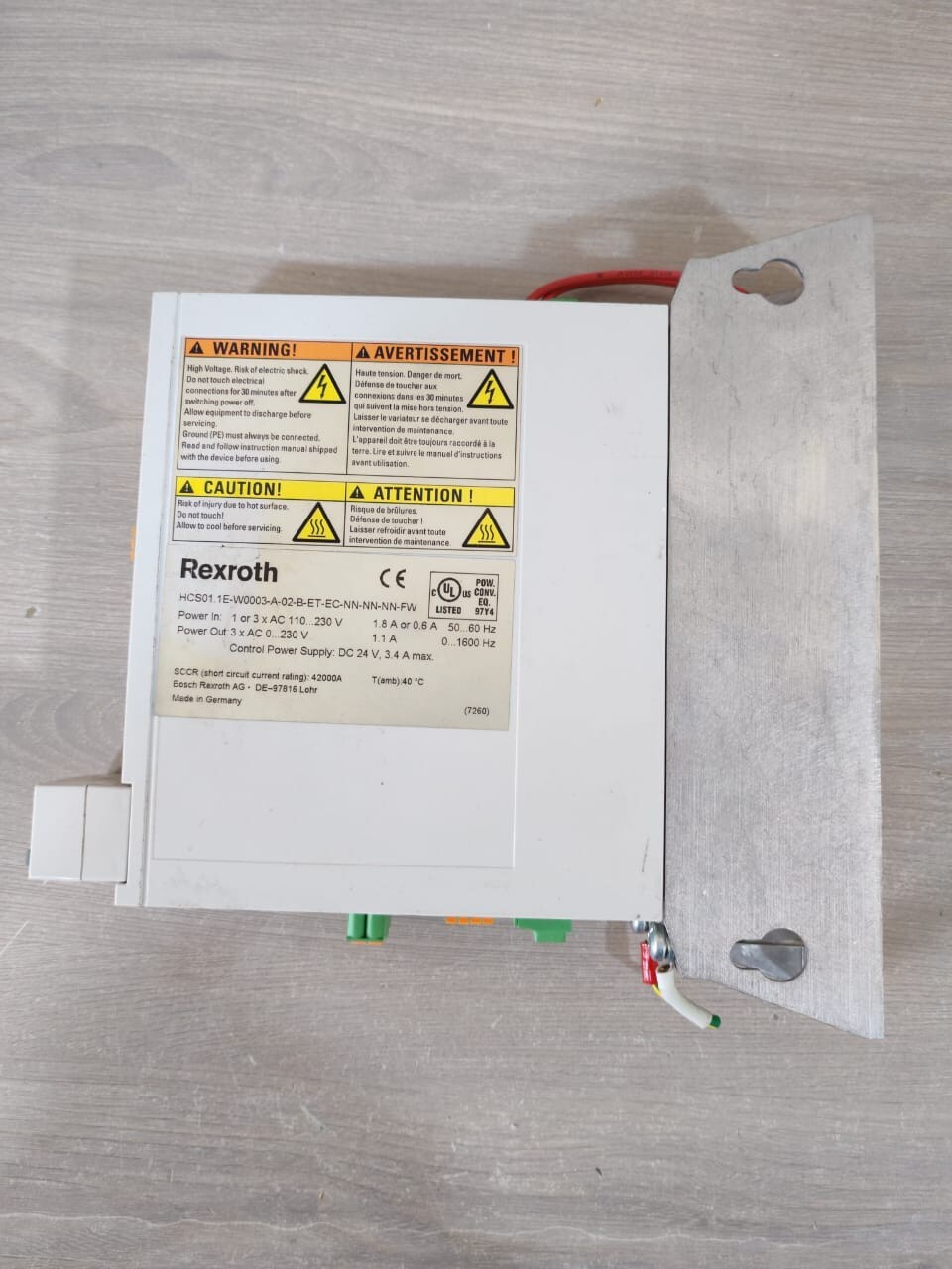 Rexroth HCS01.1E-W0003-A-02-B-ET-EC-EC-NN-NN-NN-FW REXROTH INDRADRIVE CS HCS01.1E-W0003-A-02-B-ET-EC-NN-NN-NN-FW / R911326039 5